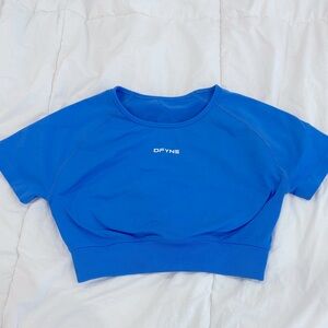 Blue DFYNE Crop Top